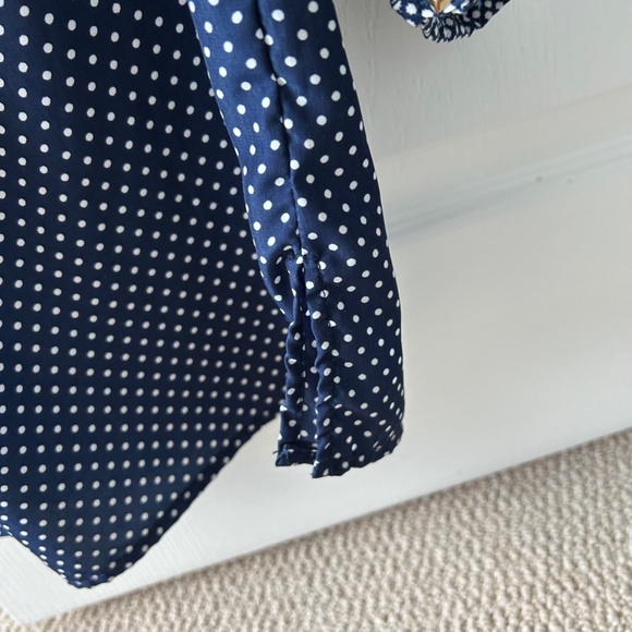 Navy Polka Dot Women's Top - Picture 8 of 8